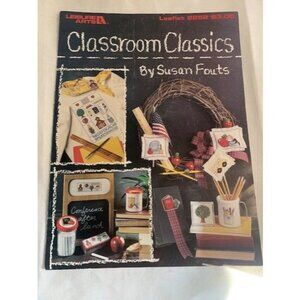 Leisure Arts Classroom Classics Cross Stitch Design Leaflet Pattern Book 2252 Su